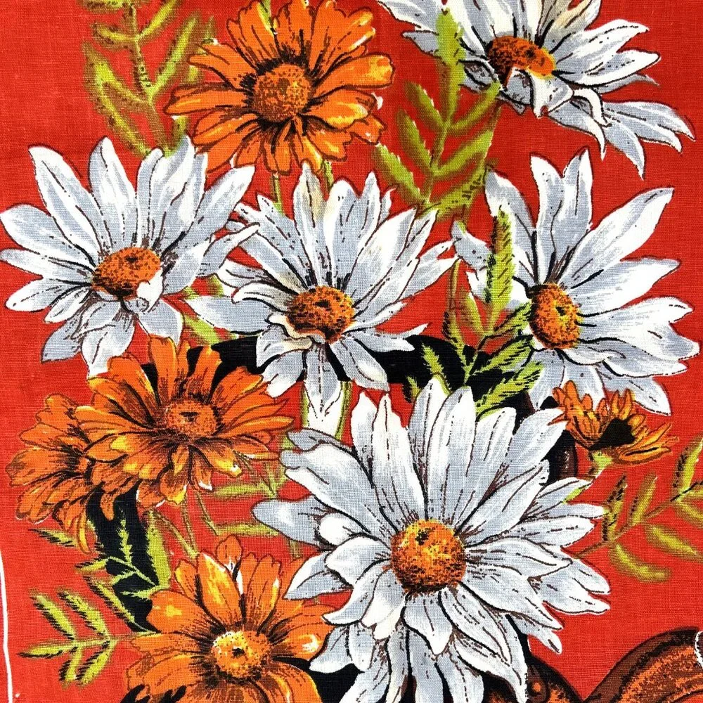 Vintage Linen Kitchen Tea Towel.